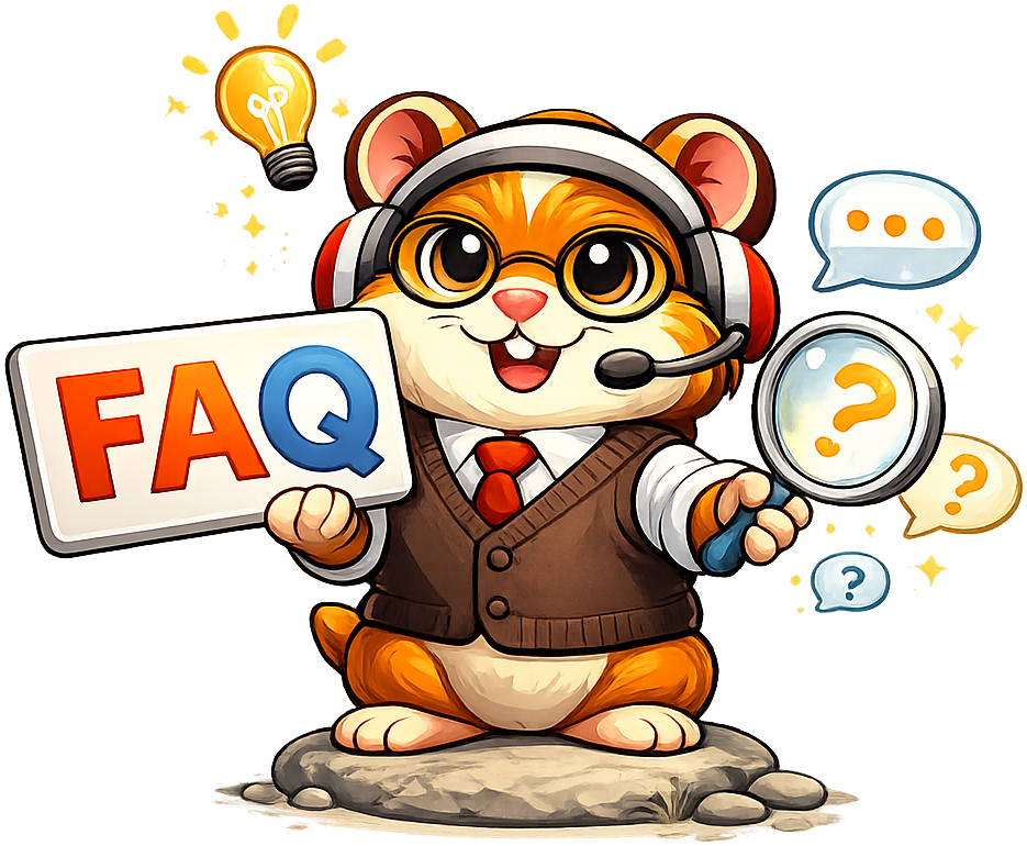 AlertHamster FAQ mascot