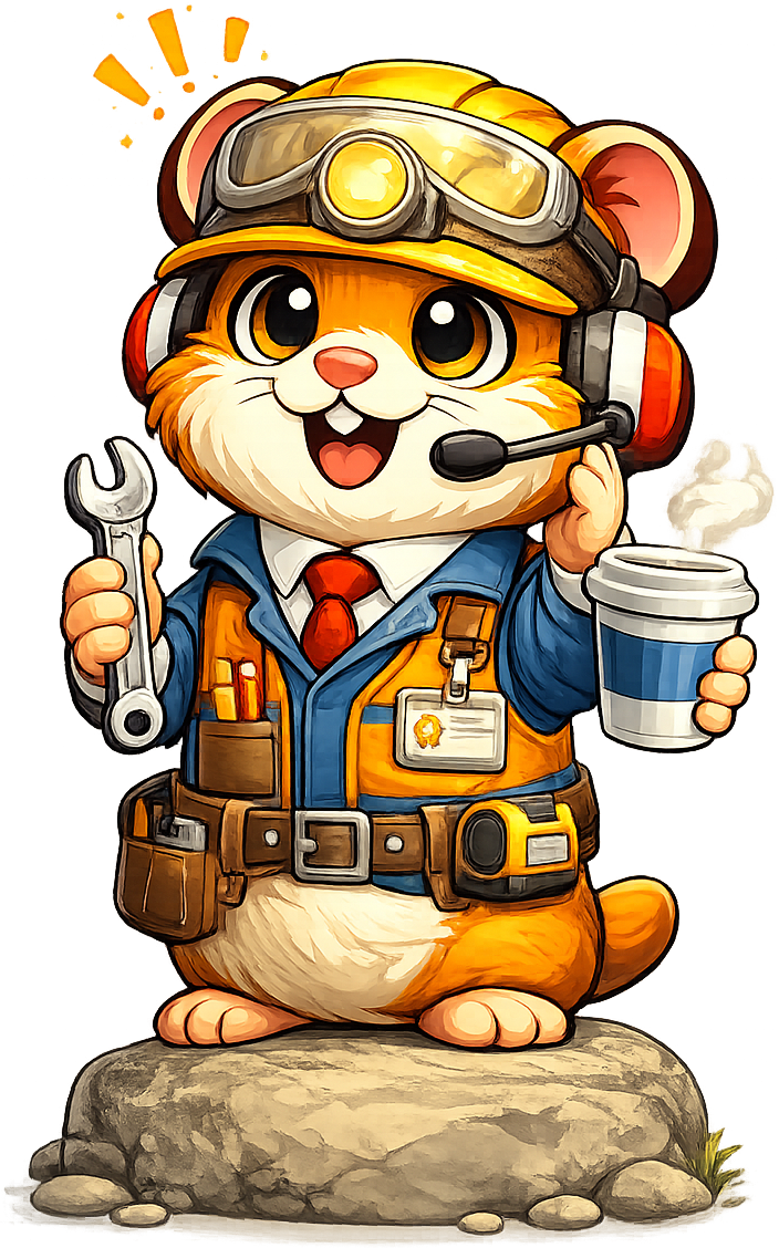 AlertHamster engineering mascot